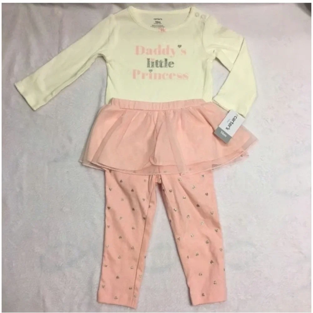 NWT daddy's little princess Carter's outfit‎ 18M